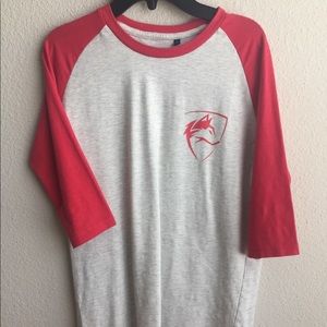 NEW UNWORN ALPHALETE 3/4 SLEEVES SMALL MENS